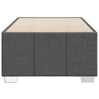 Bedframe zonder matras 90x200 cm stof donkergrijs - thumbnail