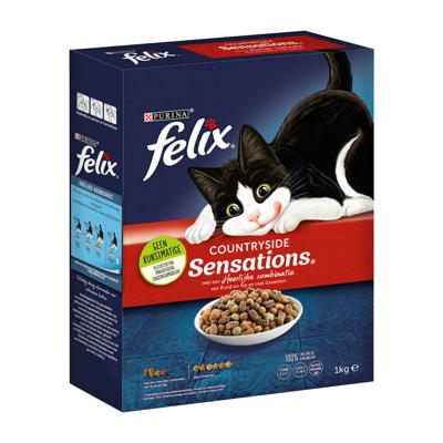 Droog sensations country 1kg Felix - Felix