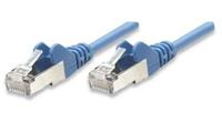 Intellinet 330763 RJ45 Netwerkkabel, patchkabel CAT 5e SF/UTP 15.00 m Blauw 1 stuk(s) - thumbnail