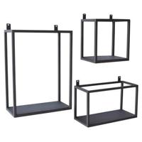 Urban Interiors wandboxes (Set van 3), kleur Vintage Black - thumbnail