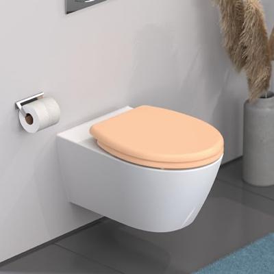 Toiletzitting Schutte Beige Duroplast Met Soft Close En Quick Release Gelakt Beige Schütte - thumbnail
