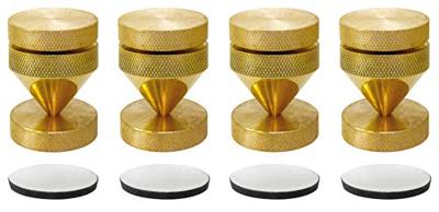 Dynavox SPIKES 4 STUKS MESSING