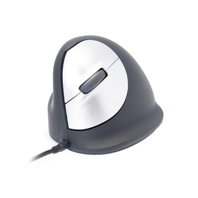 R-GO Tools RGOHELE Ergonomische muis USB Maat: M Optisch Zwart, Zilver 4 Toetsen 1750 dpi Ergonomisch R-GO Tools RGOHELE Ergonomische muis USB Maat: M Optisch Zwart, Zilver 4 Toetsen 1750 dpi Ergonomisch