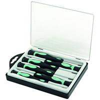 LogiLink je 1x T5/T6/T7/ x 50mm, 2x Schlitz, 1x Kreuz Schroevendraaierset Elektronica en fijnmechanica Binnen-zesrond (TX), Kruiskop, Plat - thumbnail