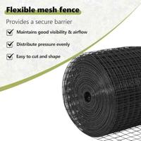 VidaXL Hek met paal grijs 1,2 x 25 m staal en pvc - thumbnail