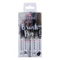 Ecoline • set van 5 brush pens shadow - thumbnail