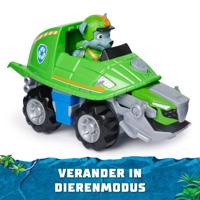 PAW Patrol Jungle Pups Rocky's schildpadvoertuig met speelfiguur - thumbnail