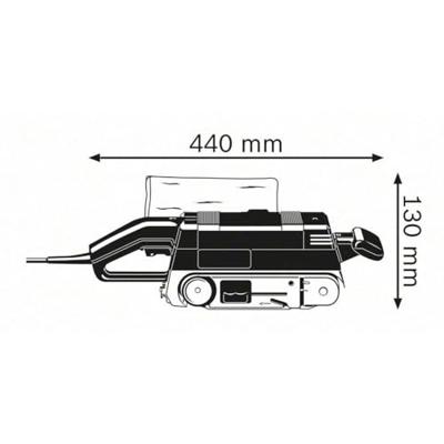 Bosch Professional GBS 75 AE Bandschuurmachine 750W - 0601274707