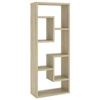 VidaXL Wandschap 36x16x90 cm bewerkt hout sonoma eikenkleurig - thumbnail