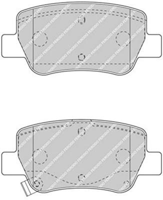 Remblokken set FDB4411 Remblokken set FDB4411