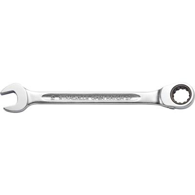 Stahlwille Steekringratelsleutel | sleutelwijdte 17 mm lengte 229 mm | omschakelbaar, ringzijde 15 graden | 1 stuk - 41171717 41171717 Stahlwille Steekringratelsleutel | sleutelwijdte 17 mm lengte 229 mm | omschakelbaar, ringzijde 15 graden | 1 stuk - 41171717 41171717