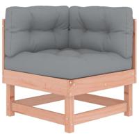 6-delige Loungeset met kussens massief douglashout - thumbnail