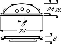 ABB 2134 W-53 Kabelinvoering Blauw-groen, Grijs-wit (RAL 7035) 1 stuk(s) - thumbnail