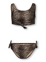 Kids ONLY zomer bikini meisjes - taupe - Kogbeach - thumbnail