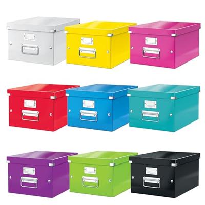 Leitz WOW opbergdoos Click & Store, ft A4, blauw