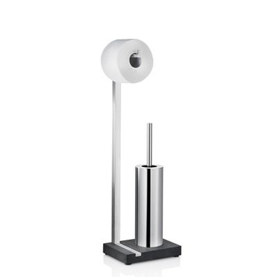 Toiletrolhouder En Borstel Blomus Menoto Design Geborsteld RVS Mat