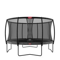 BERG Trampoline Champion met Veiligheidsnet - Safetynet Deluxe - 380 cm - Grijs - met Airflow Springmat - Twinspring - thumbnail