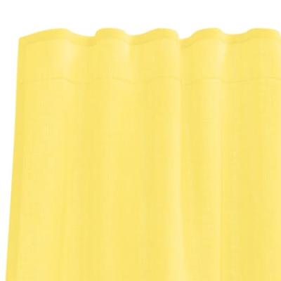Gordijnen voile met roedezakken 2 st geel