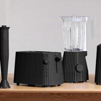 Alessi Broodrooster Plissé - 6 standen - Zwart - Michele de Lucchi - MDL08 B - thumbnail