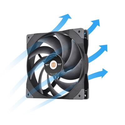 Thermaltake SWAFAN GT14 Computer behuizing Ventilator 14 cm Zwart 1 stuk(s) Thermaltake SWAFAN GT14 Computer behuizing Ventilator 14 cm Zwart 1 stuk(s)