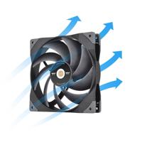Thermaltake SWAFAN GT14 Computer behuizing Ventilator 14 cm Zwart 1 stuk(s) - thumbnail