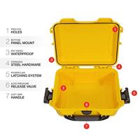 NANUK Transportkoffer Mod. 904 (b x h x d) 213 x 94 x 152 mm Geel 904-0004 - thumbnail
