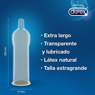 Durex Natural XL 60mm Bredere Condooms 144 stuks (grootverpakking)