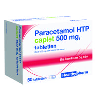 Healthypharm Paracetamol 500mg Caplet 50st - thumbnail