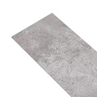 Vloerplanken zelfklevend 5,02 m 2 mm PVC aardegrijs - thumbnail