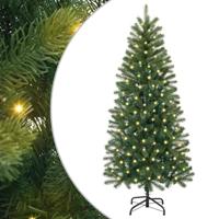 VidaXL Kunstkerstboom met 150 led met standaard groen 150 cm pe en pvc - thumbnail