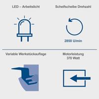 Scheppach Dubbele slijpmachine 6" BG150 - thumbnail