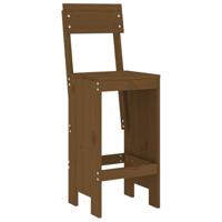 5-delige Tuinbarset massief grenenhout honingbruin - thumbnail