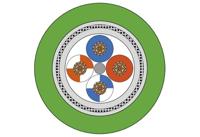 Metz Connect 142M4D15020 M12 Netwerkkabel, patchkabel CAT 5e S/UTP 2.00 m Groen PUR-mantel, Zuurbestendig, Ozonbestendig, UV-bestendig, Geschikt voor - thumbnail