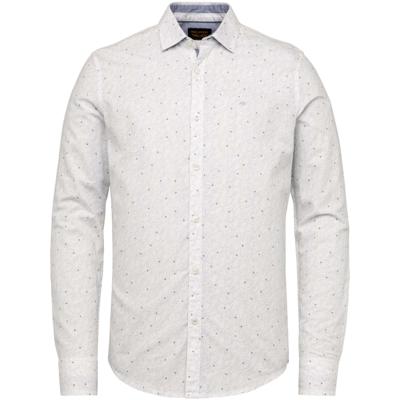 Long sleeve shirt printed cotton/l bright white Long sleeve shirt printed cotton/l bright white