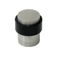 DX deurstopper - vloermontage - 29x40 mm - RVS - thumbnail