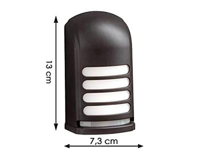 KonstSmide MuurlampPrato Battery Sensor antraciet - 7694-750