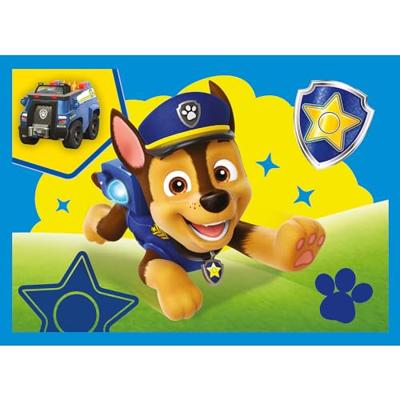 Oku Paw patrol 4 in 1 puzzel 12-15-20 en 24 stukjes Oku Paw patrol 4 in 1 puzzel 12-15-20 en 24 stukjes