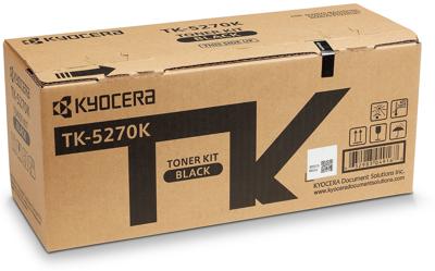 Kyocera Toner TK-5270K Origineel Zwart 8000 bladzijden 1T02TV0NL0 Kyocera Toner TK-5270K Origineel Zwart 8000 bladzijden 1T02TV0NL0