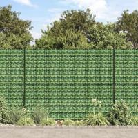 VidaXL Tuinscherm 70x0,19 m pvc groen - thumbnail