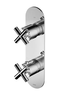 Hotbath Chap inbouw douchethermostaat 2-wegs chroom Hotbath Chap inbouw douchethermostaat 2-wegs chroom