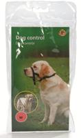 Beeztees dog control - halsband hond - zwart - m - thumbnail