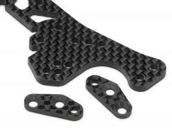 Rear shock tower a (woven graphite)