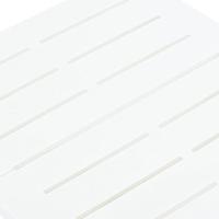 Tuintafel inklapbaar 45x43x50 cm kunststof wit - thumbnail