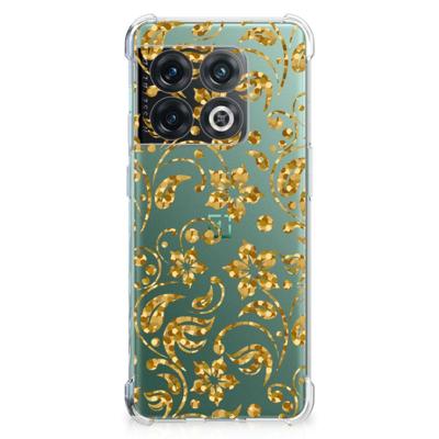 OnePlus 10 Pro Case Gouden Bloemen OnePlus 10 Pro Case Gouden Bloemen