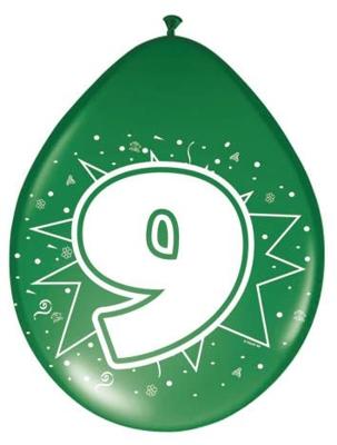 Ballonnen &apos;9&apos; (8 st)