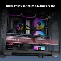 Antec C5 ARGB Midi-tower PC-behuizing Zwart Zijvenster, Stoffilter - thumbnail