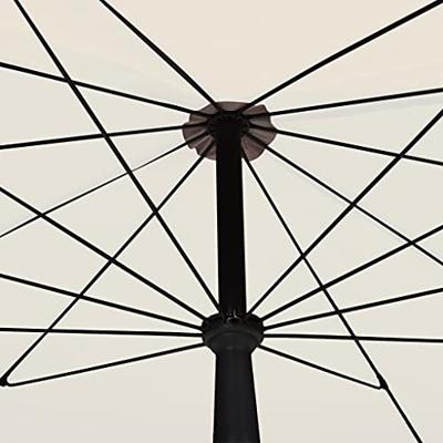 VidaXL Parasol met paal 200x130 cm zandkleurig