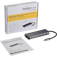 StarTech.com USB-C multiport adapter met SD kaartlezer - Power Delivery - 4K HDMI - GbE - 2 x USB 3.0 - USB-C hub - card reader - NIEUWE VERSIE BESCHIKBAAR DKT30CSDHPD3 (DKT30CSDHPD) - thumbnail