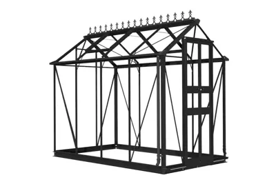 Royal Well | Tuinkas Birdlip 84 | Veiligheidsglas 3 mm | Zwart