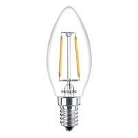 Philips LED 37757800 LED-lamp Energielabel E (A - G) E14 Kaars 2 W = 25 W Warmwit (Ø x l) 35 mm x 97 mm 1 stuk(s) - thumbnail